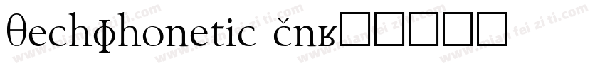 TechPhonetic Cn字体转换